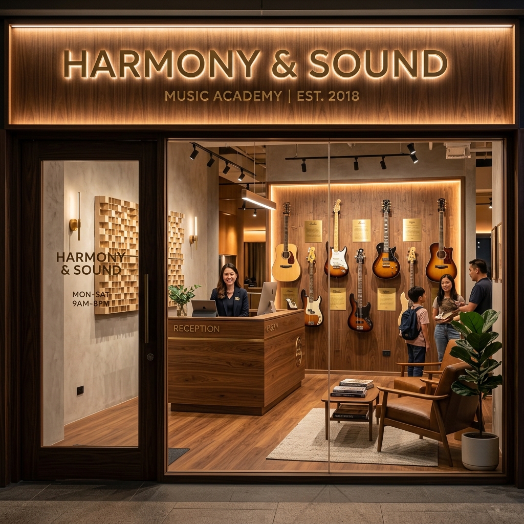 Academy Lobby & Storefront